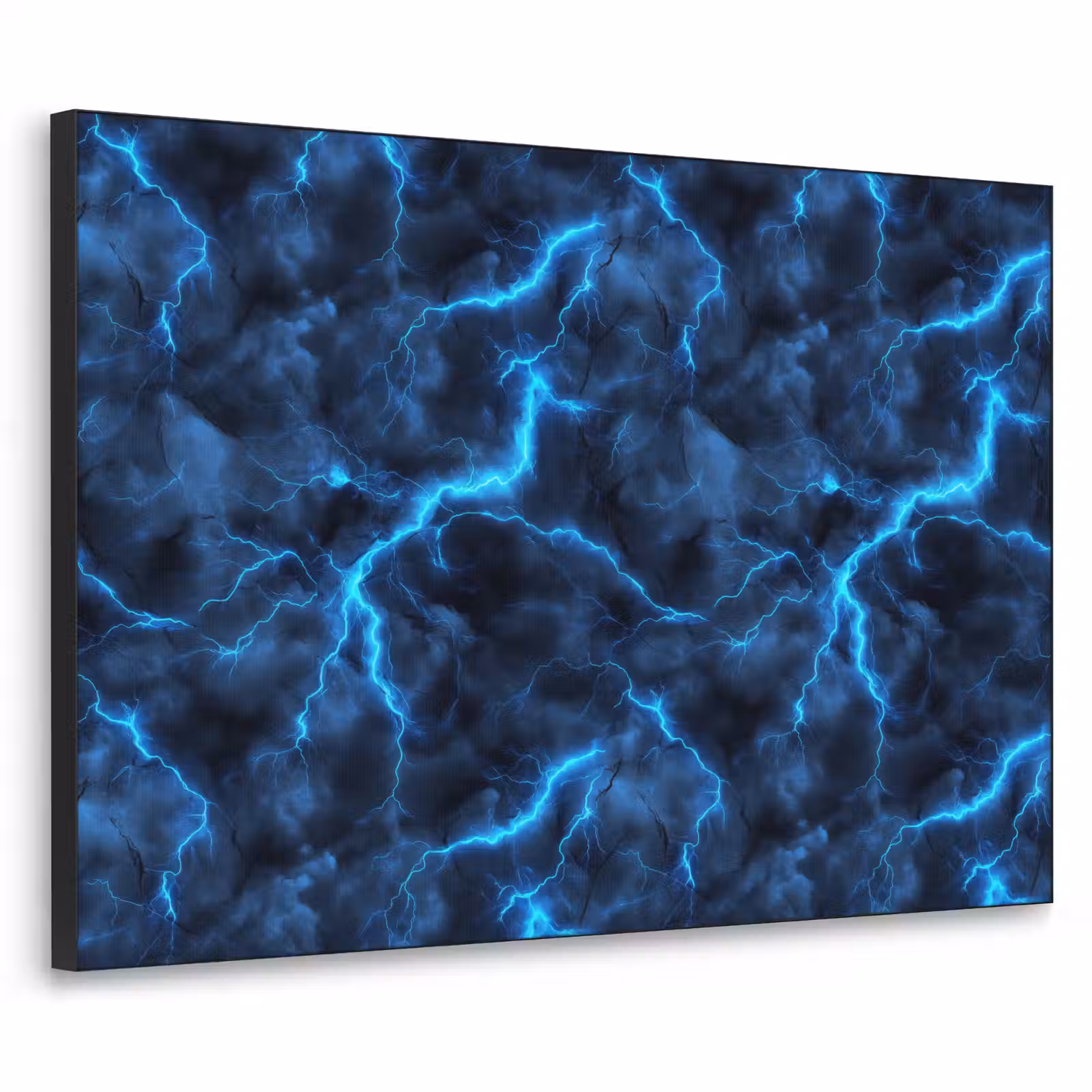 Art Frame - Donker - Blauw - Bliksem — 1