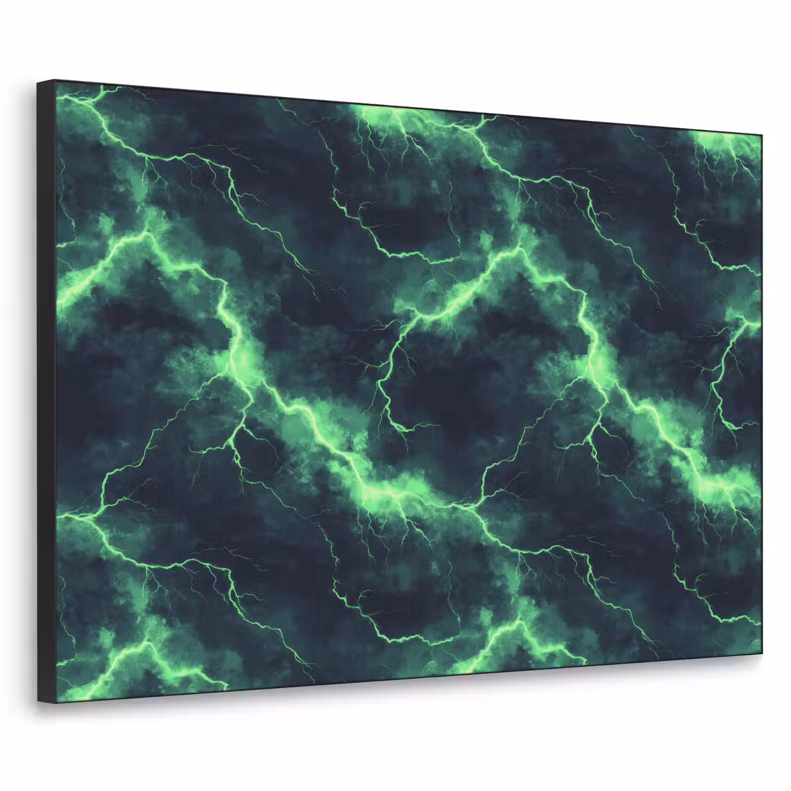 Art Frame - Groen - Bliksem - Storm — 1
