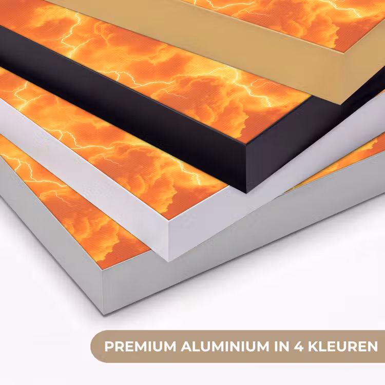 Art Frame - Bliksem - Storm - Oranje — 2