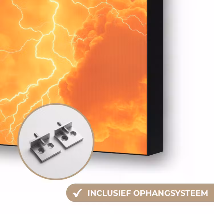 Art Frame - Bliksem - Storm - Oranje — 6