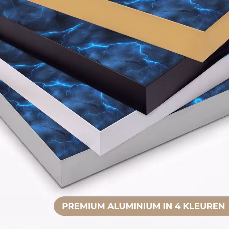 Art Frame - Donker - Blauw - Bliksem — 2