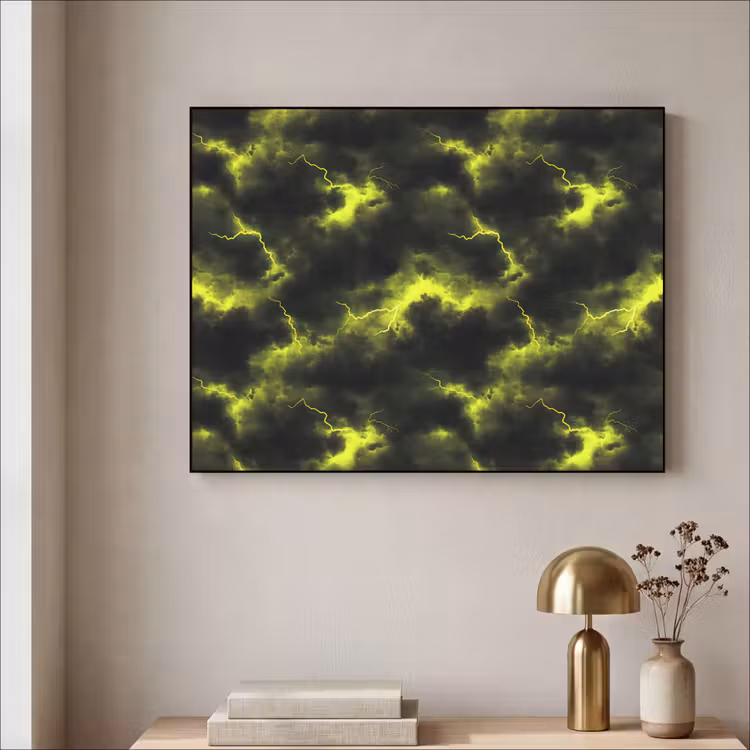 Art Frame - Geel - Storm - Wolken — 5