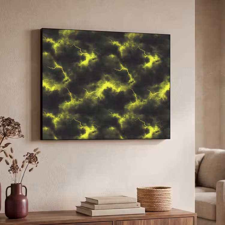 Art Frame - Geel - Storm - Wolken — 7