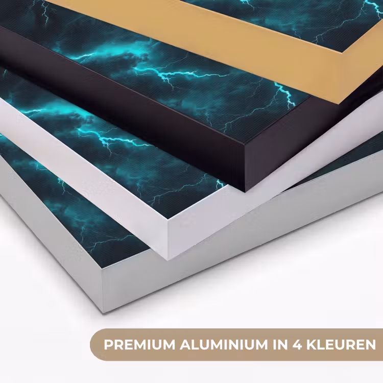 Art Frame - Turquoise - Bliksem - Wolken — 2