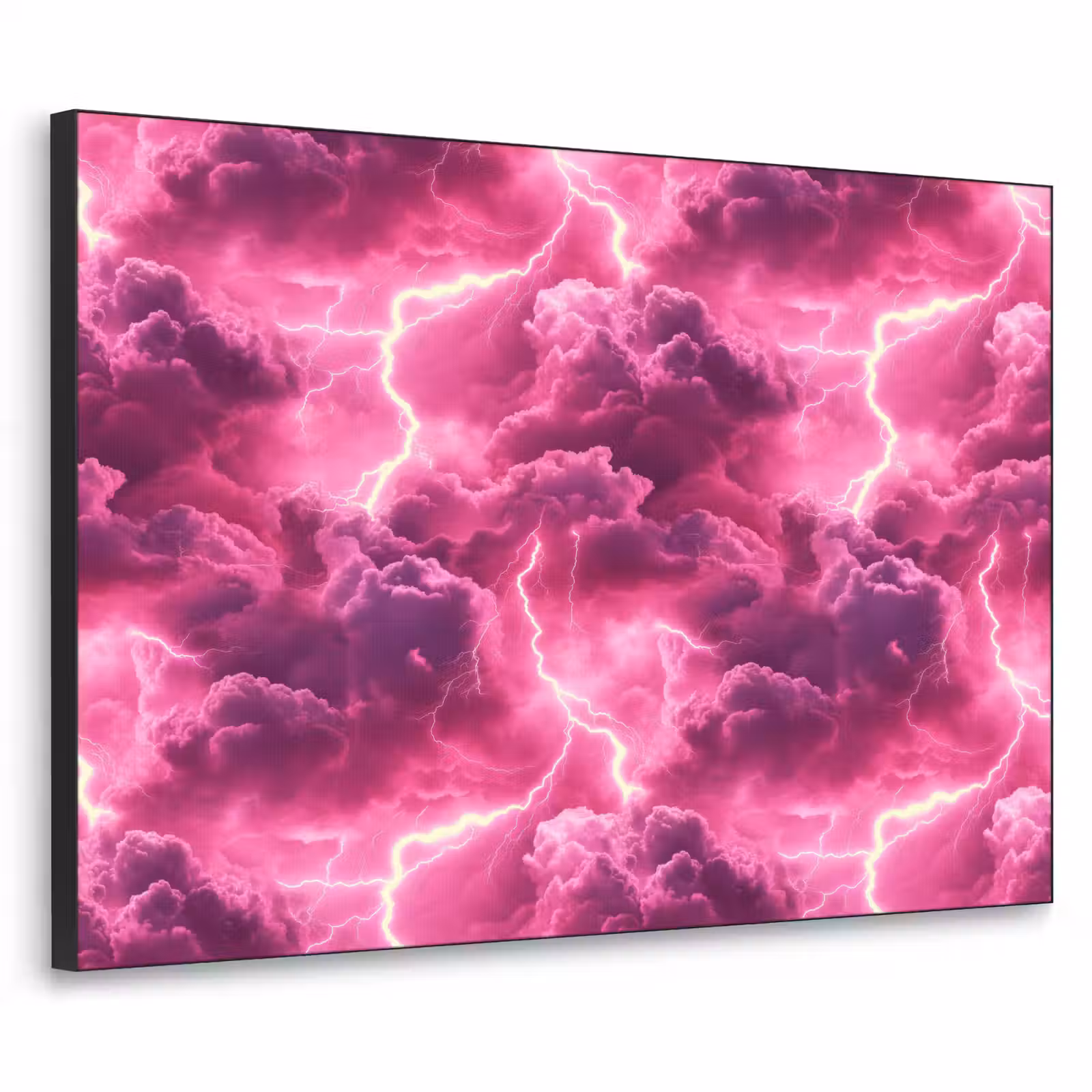 Art Frame - Roze - Onweer - Wolken — 1