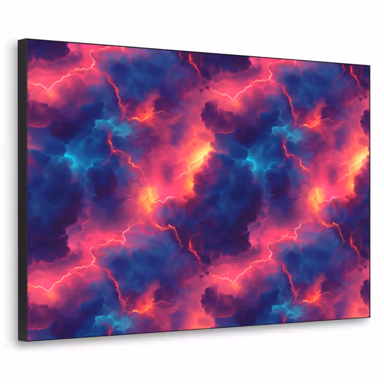 Art Frame - Bliksem - Wolken - Kleurenrijk — 1