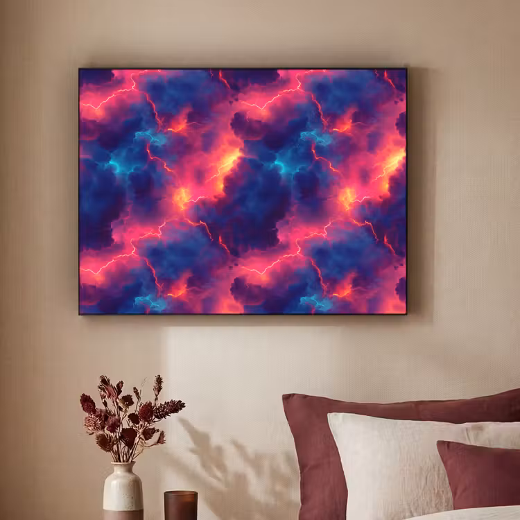 Art Frame - Bliksem - Wolken - Kleurenrijk — 3