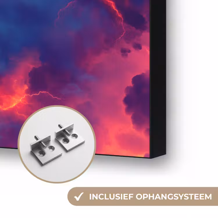Art Frame - Bliksem - Wolken - Kleurenrijk — 6