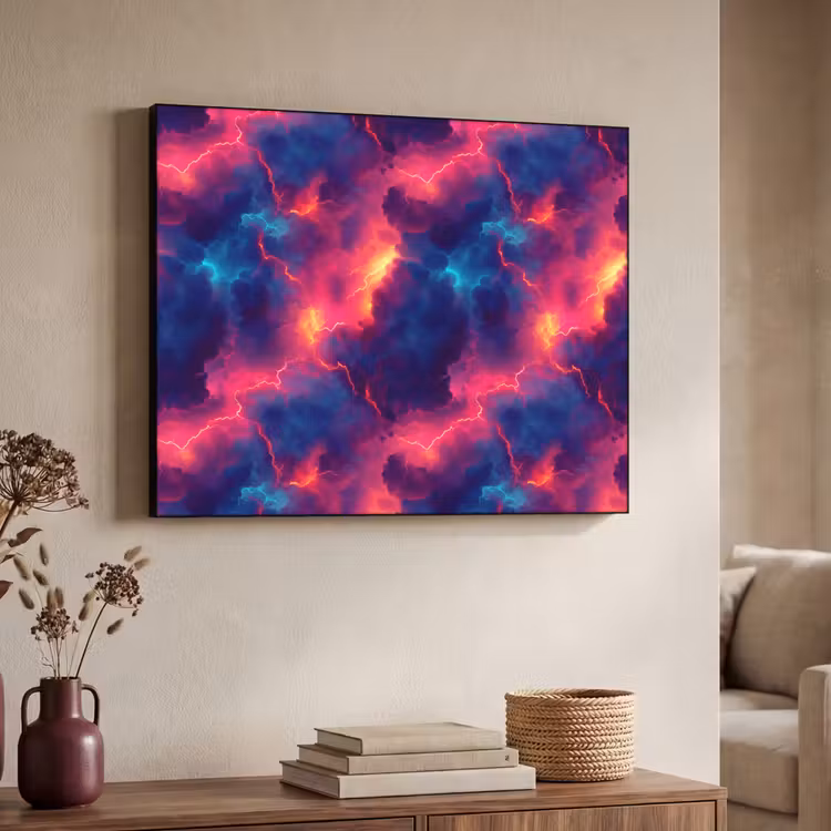 Art Frame - Bliksem - Wolken - Kleurenrijk — 7