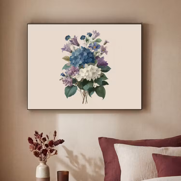 Art Frame - Bloemen - Gedetailleerd - Rust - Realistisch — 3