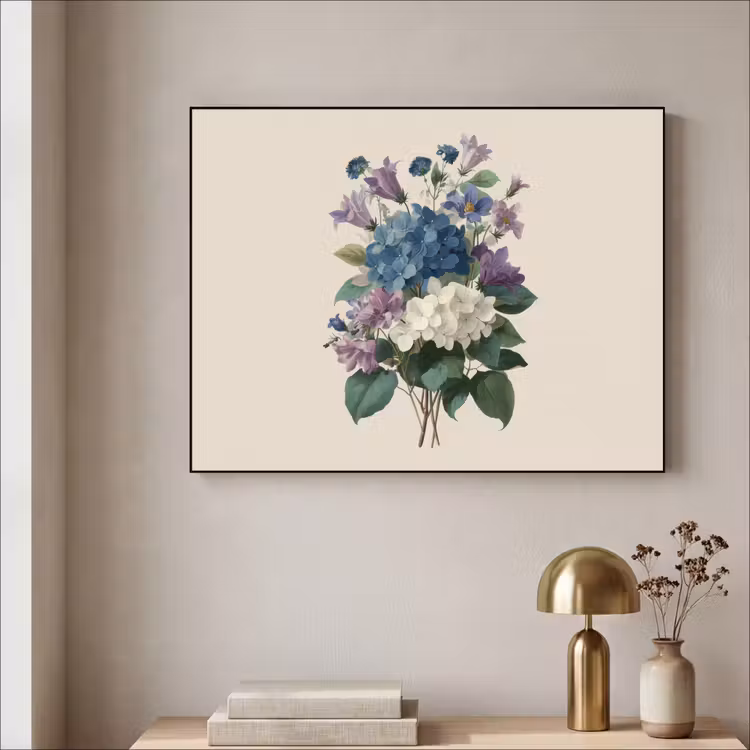 Art Frame - Bloemen - Gedetailleerd - Rust - Realistisch — 5