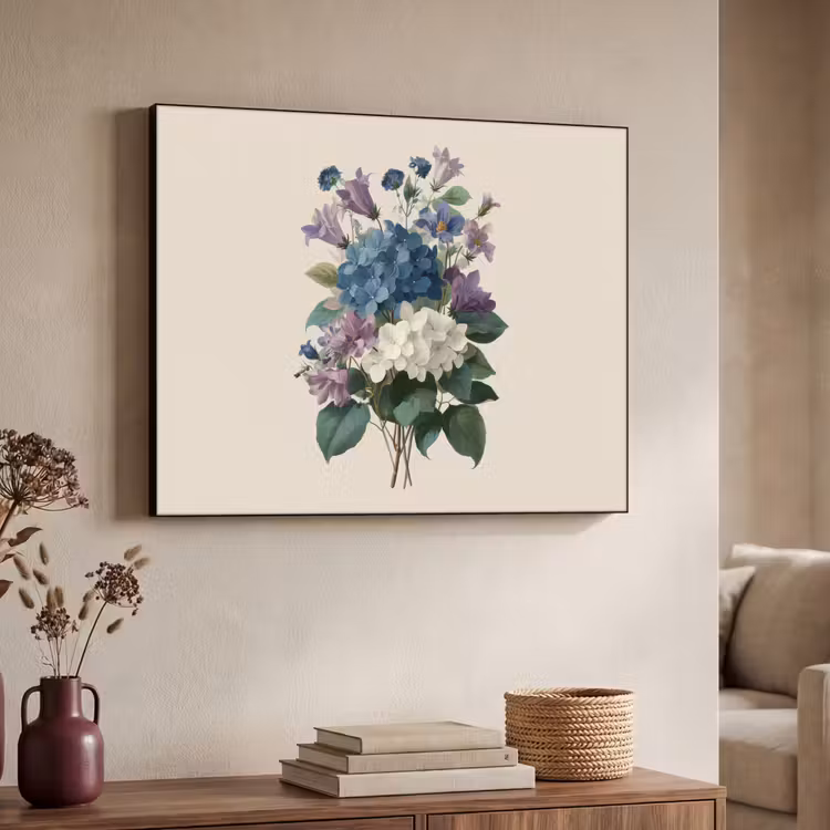 Art Frame - Bloemen - Gedetailleerd - Rust - Realistisch — 7
