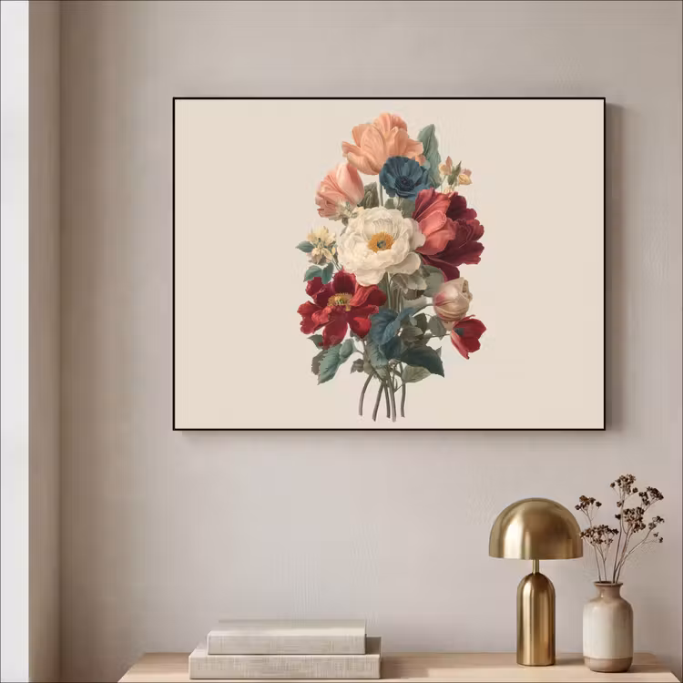 Art Frame - Boeket - Warme tinten - Elegant — 5