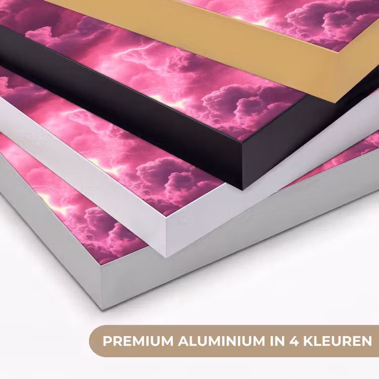 Art Frame - Roze - Onweer - Wolken — 2