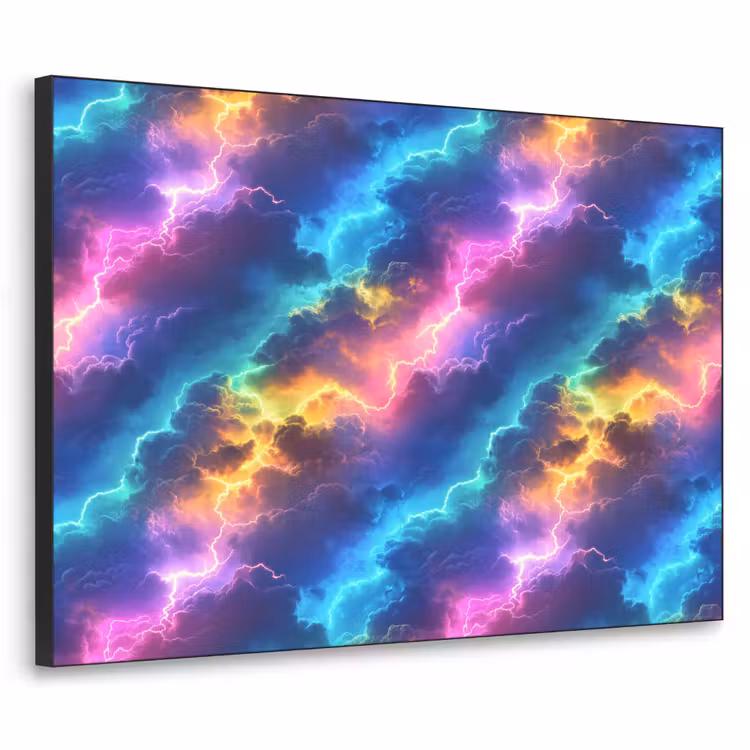 Art Frame - Storm - Bliksem - Regenboog — 1