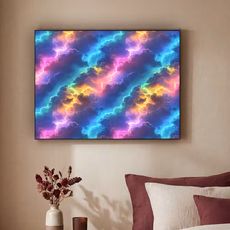 Art Frame - Storm - Bliksem - Regenboog — 3