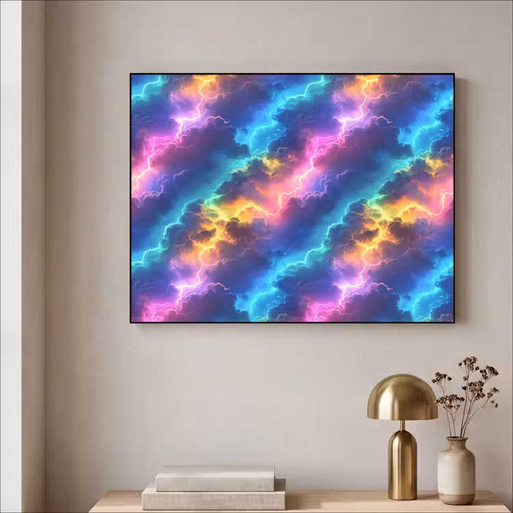 Art Frame - Storm - Bliksem - Regenboog — 5