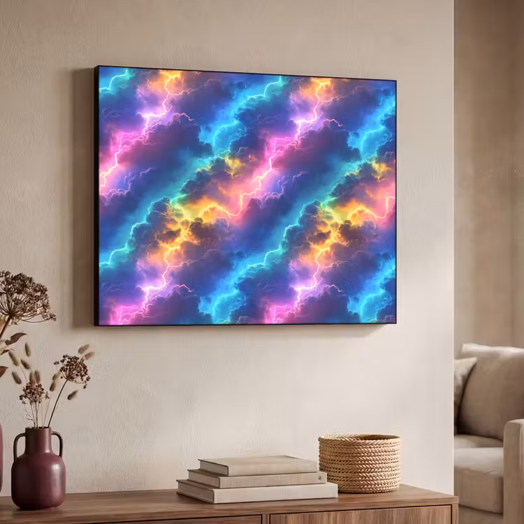 Art Frame - Storm - Bliksem - Regenboog — 7
