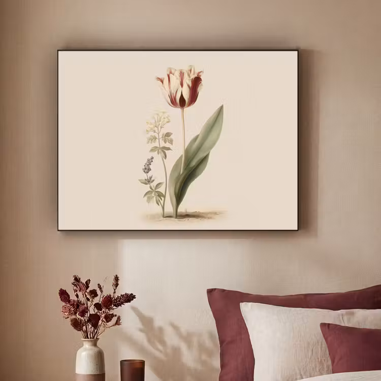 Art Frame - Tulp - Minimalistisch - Beige — 3