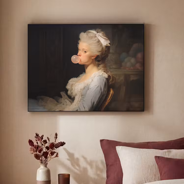 Art Frame - Vrouw - Barokjurk - Kauwgom — 3