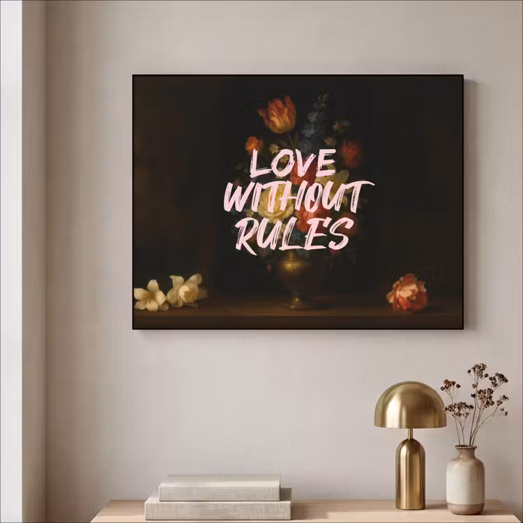 Art Frame - Liefde - Modern - Bloemen — 5