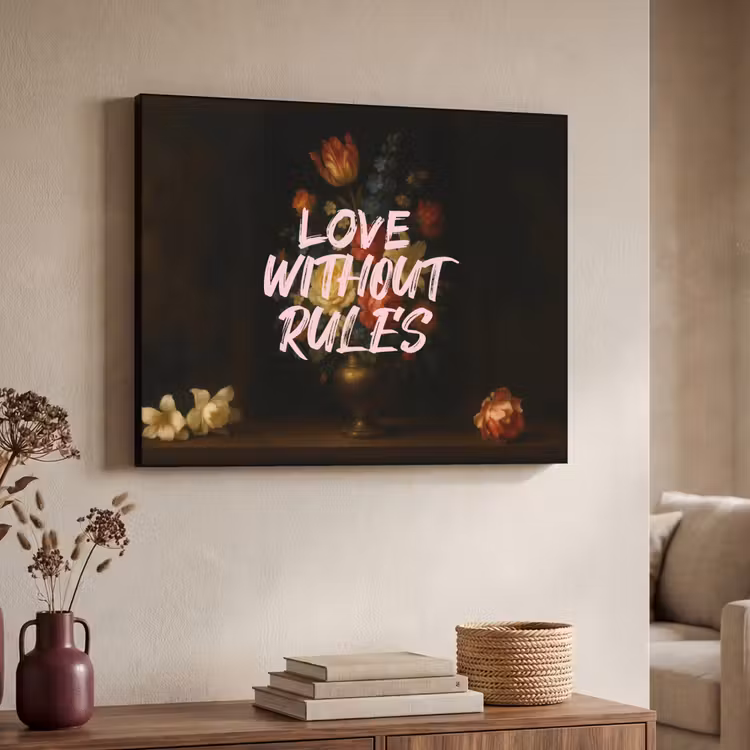 Art Frame - Liefde - Modern - Bloemen — 7