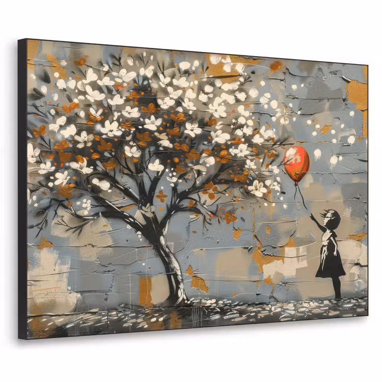 Art Frame - Boom - Graffiti - Banksy Style - Balloon Girl — 1