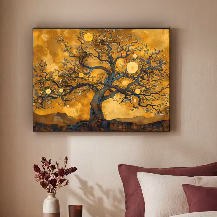 Art Frame - Boom - Levensboom - Abstract - Goud — 3