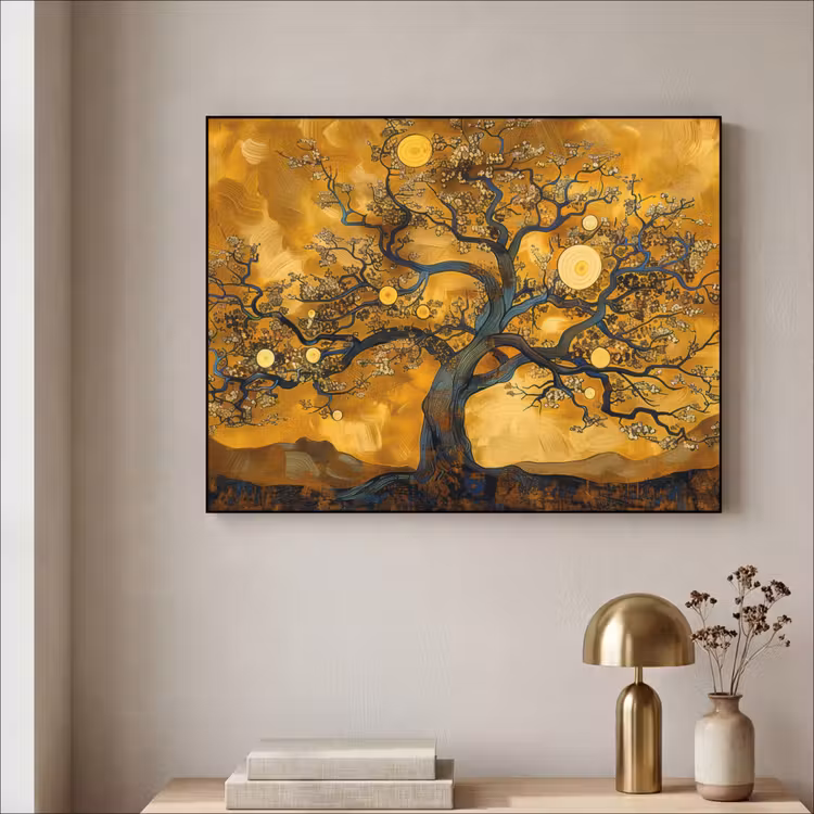 Art Frame - Boom - Levensboom - Abstract - Goud — 5