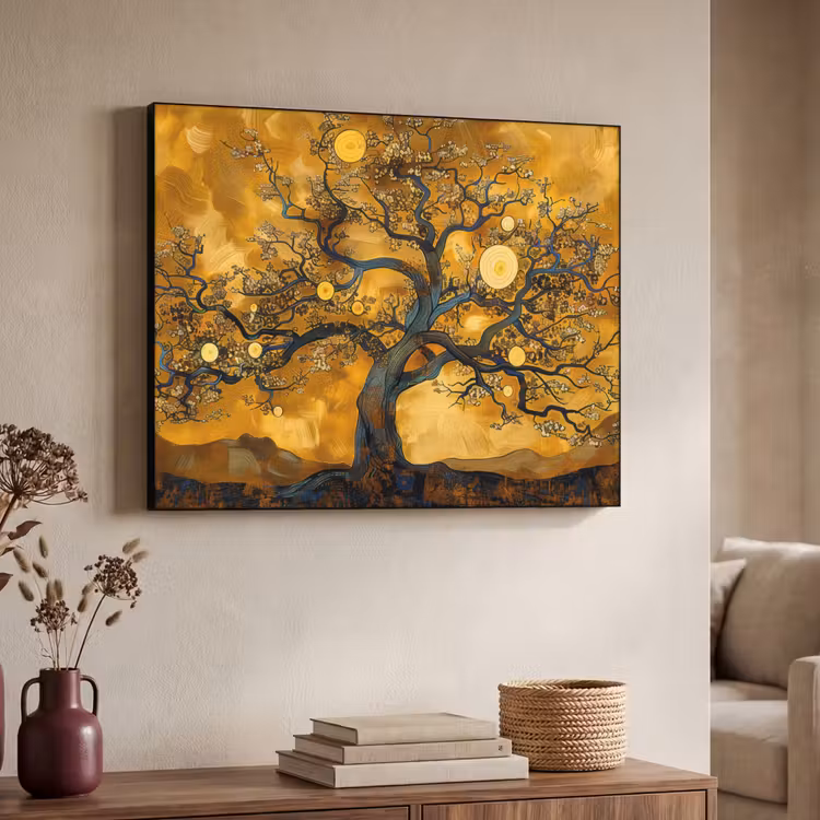 Art Frame - Boom - Levensboom - Abstract - Goud — 7