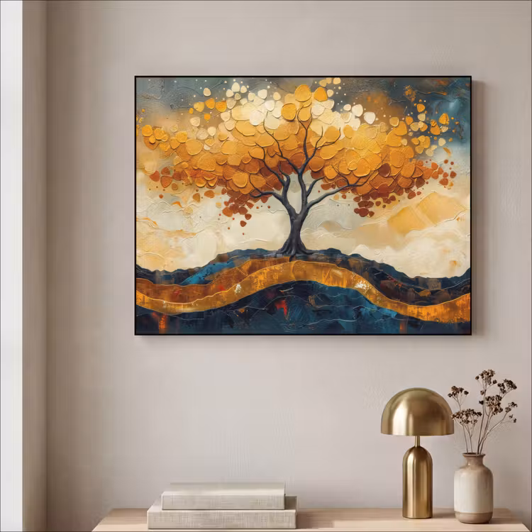 Art Frame - Boom - Natuur - Goud - Modern — 5