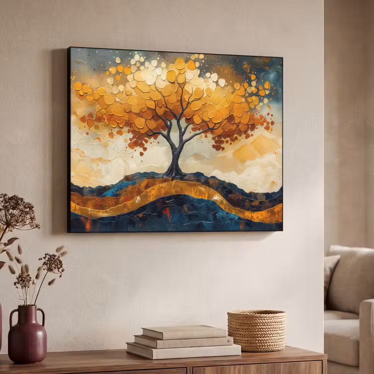 Art Frame - Boom - Natuur - Goud - Modern — 7
