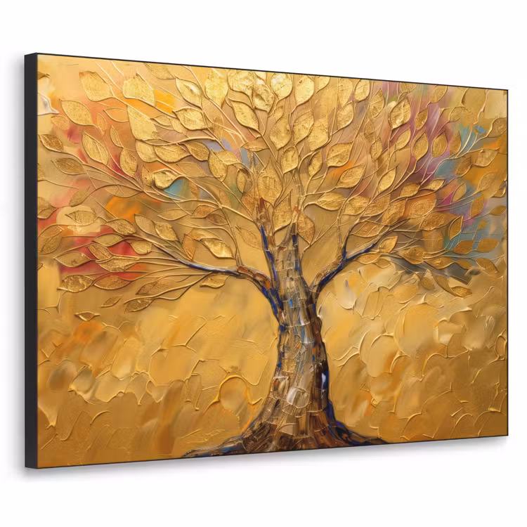 Art Frame - Goud - Boom - Abstract - Modern — 1
