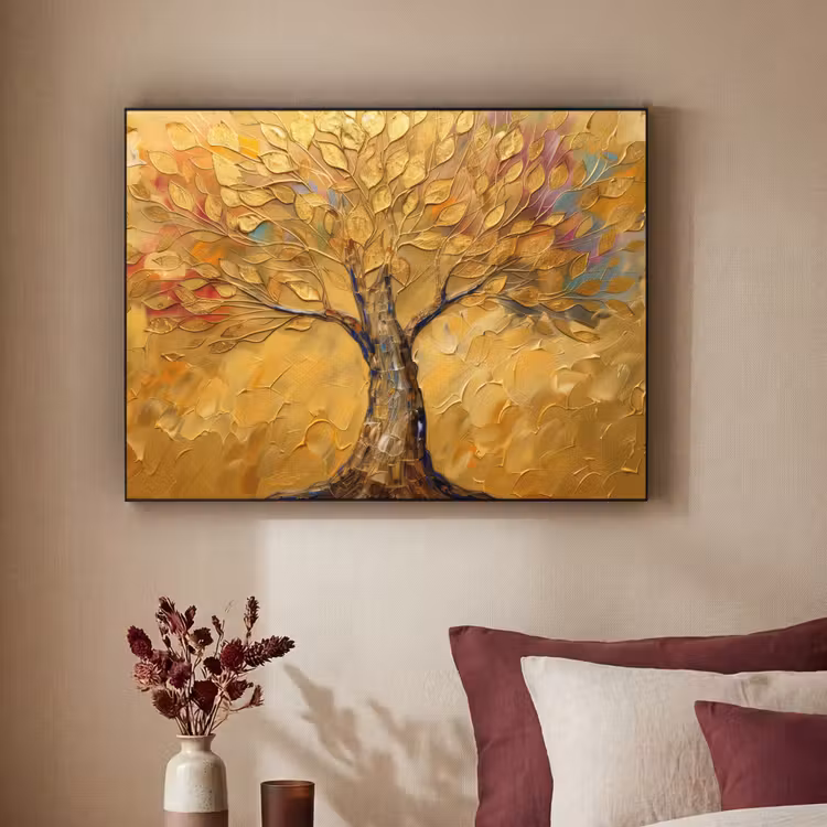 Art Frame - Goud - Boom - Abstract - Modern — 3