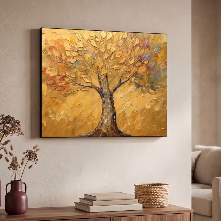 Art Frame - Goud - Boom - Abstract - Modern — 7