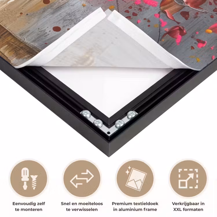 Art Frame - Boom - Kleurrijk - Grijs - Modern — 4