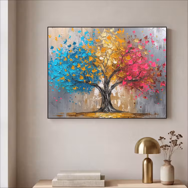 Art Frame - Boom - Kleurrijk - Grijs - Modern — 5