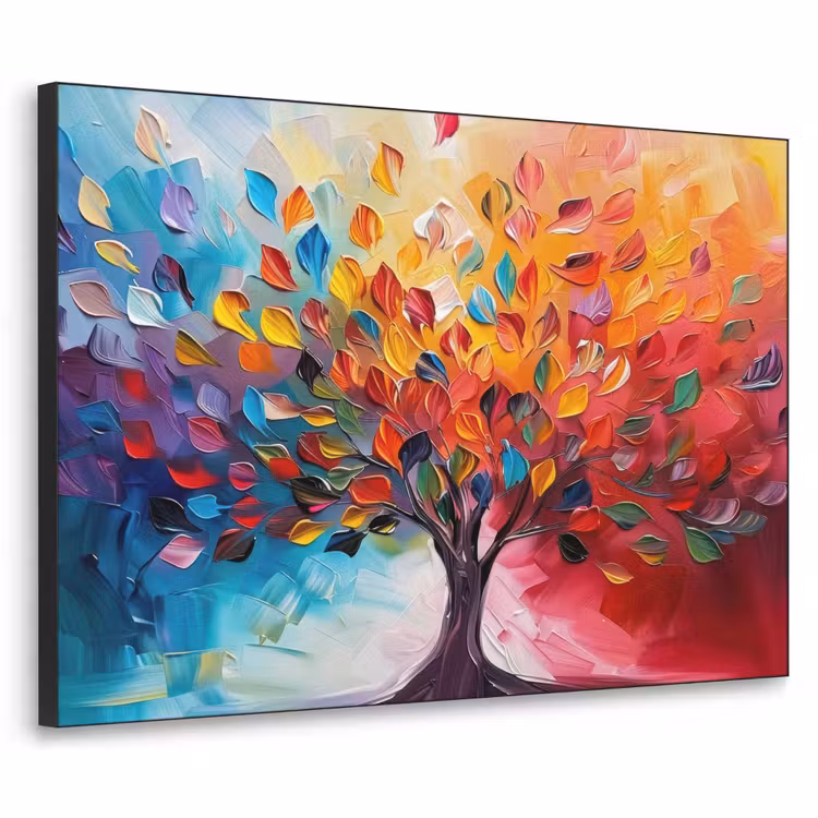 Art Frame - Boom - Levensboom - Kleurrijk - Abstract — 1