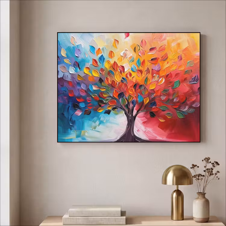 Art Frame - Boom - Levensboom - Kleurrijk - Abstract — 5
