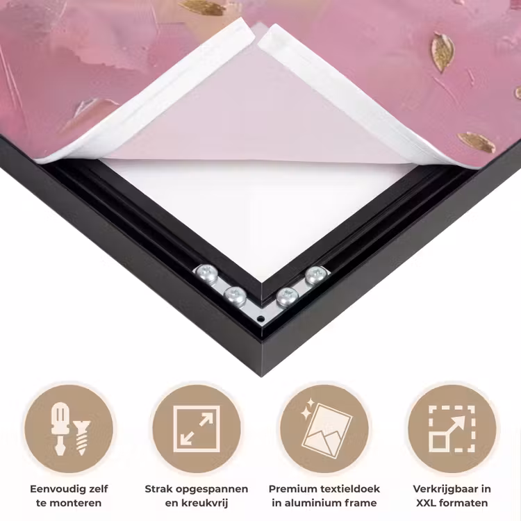 Art Frame - Boom - Roze - Goud - Modern — 8