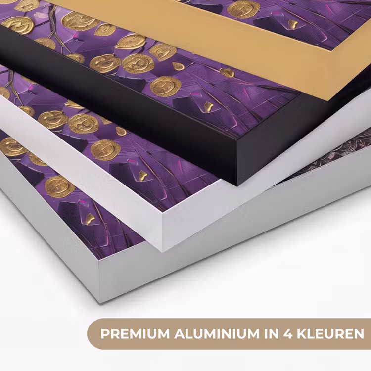 Art Frame - Levensboom - Boom - Paars - Goud - Modern — 2