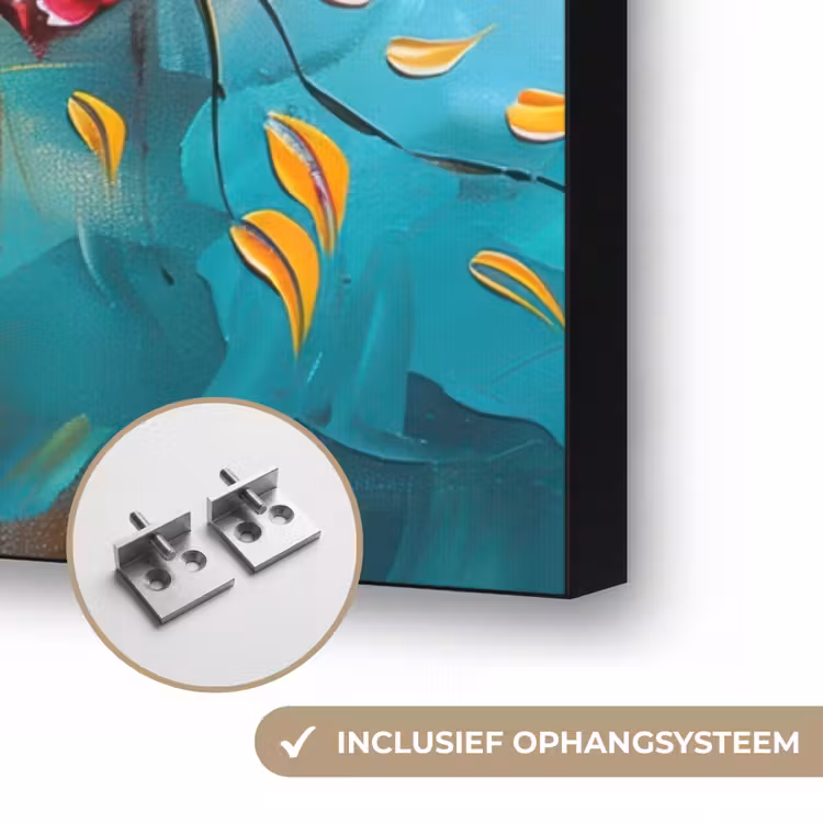 Art Frame - Boom - Abstract - Kleurrijk - Bloemen — 6