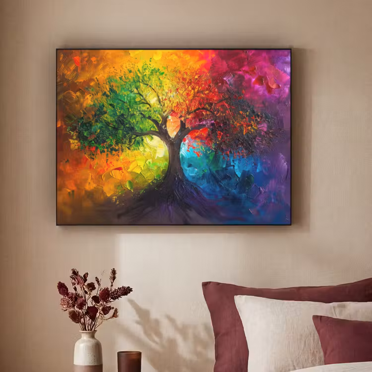 Art Frame - Boom - Kleurrijk - Modern - Abstract — 3