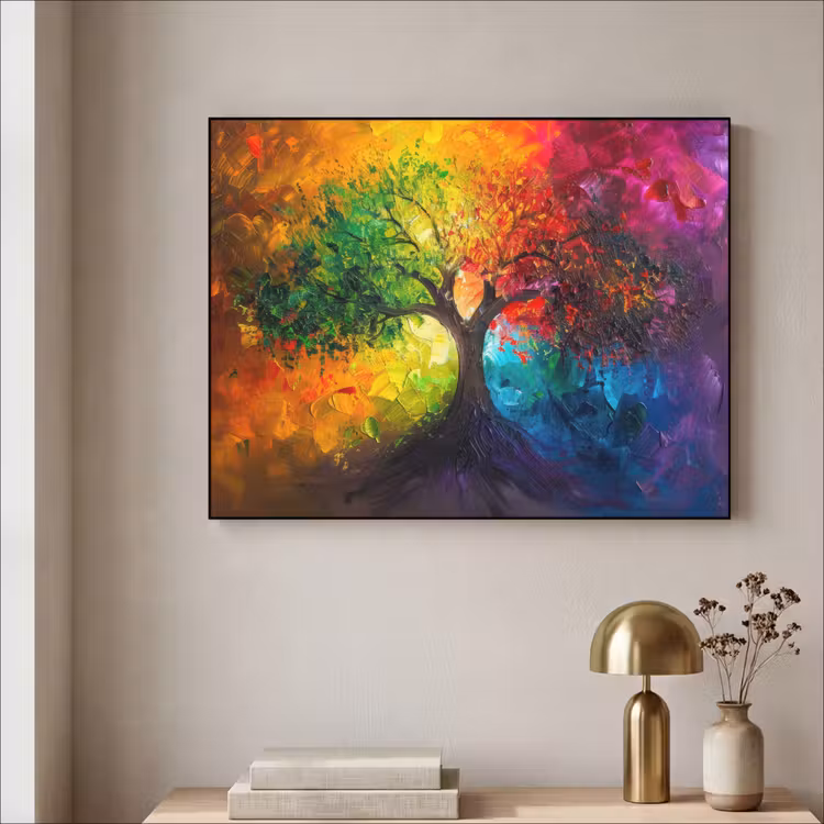 Art Frame - Boom - Kleurrijk - Modern - Abstract — 5