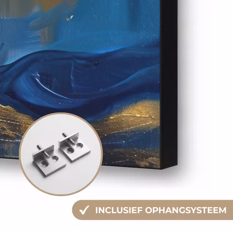 Art Frame - Boom - Levensboom - Blauw - Goud — 6