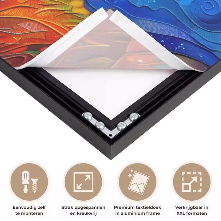 Art Frame - Boom - Zon - Verflook - Kleuren - Abstract — 8