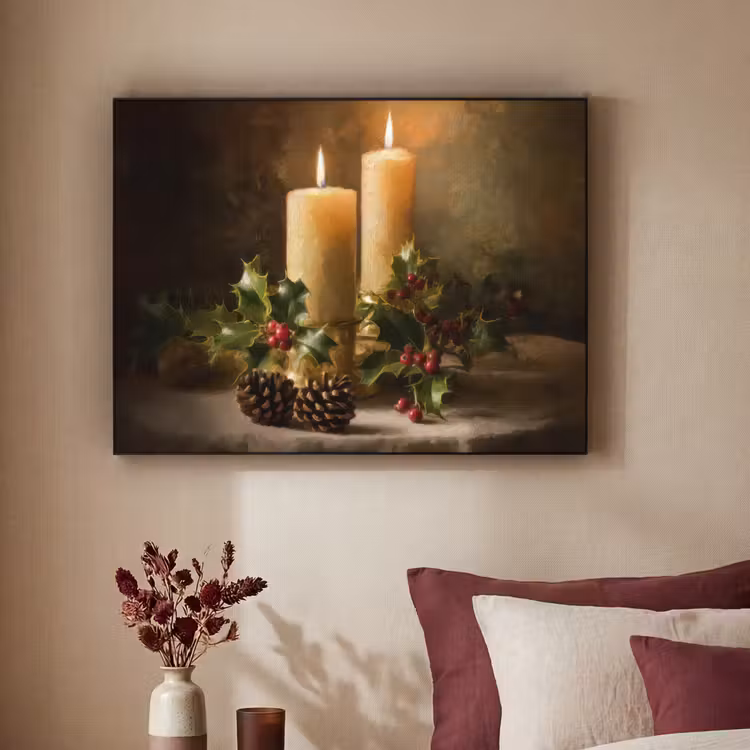 Art Frame - Kaarslicht - Kerst - Veelkleurig — 3