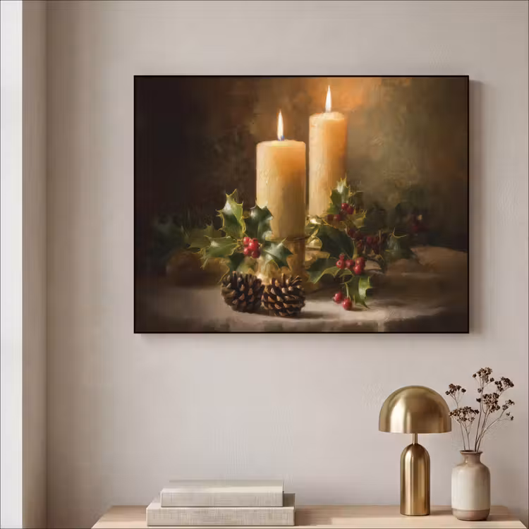 Art Frame - Kaarslicht - Kerst - Veelkleurig — 5