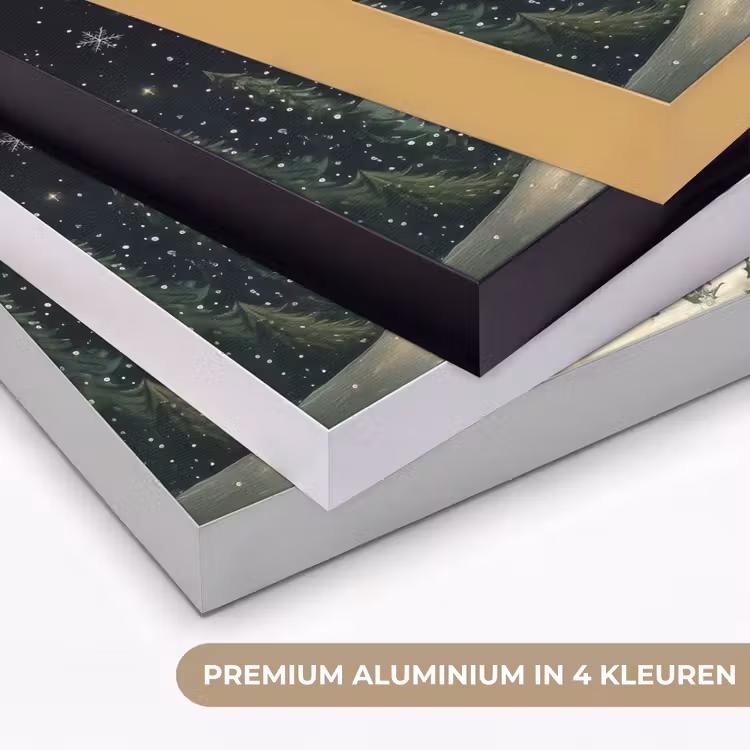 Art Frame - Feestboom - Winterhemel - Kleurrijk — 2