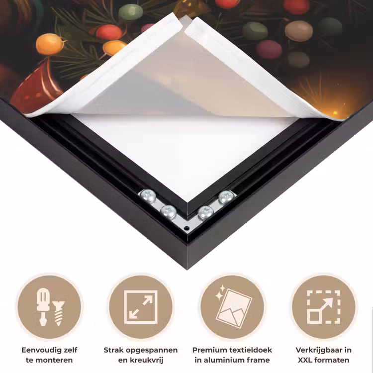 Art Frame - Gnooms - Kerst - Raam - Kleurrijk — 8